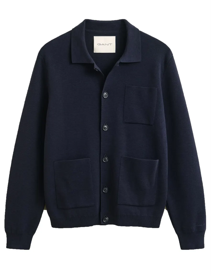 Vest Gant donkerblauw