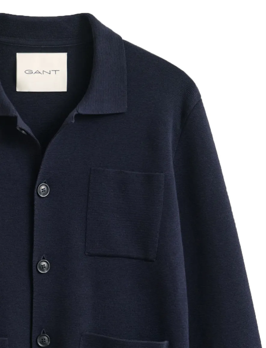 Vest Gant donkerblauw