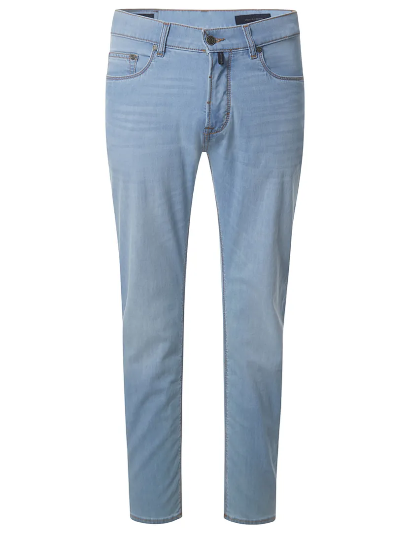 Broek Pierre Cardin in blauw spijker 5-pocket