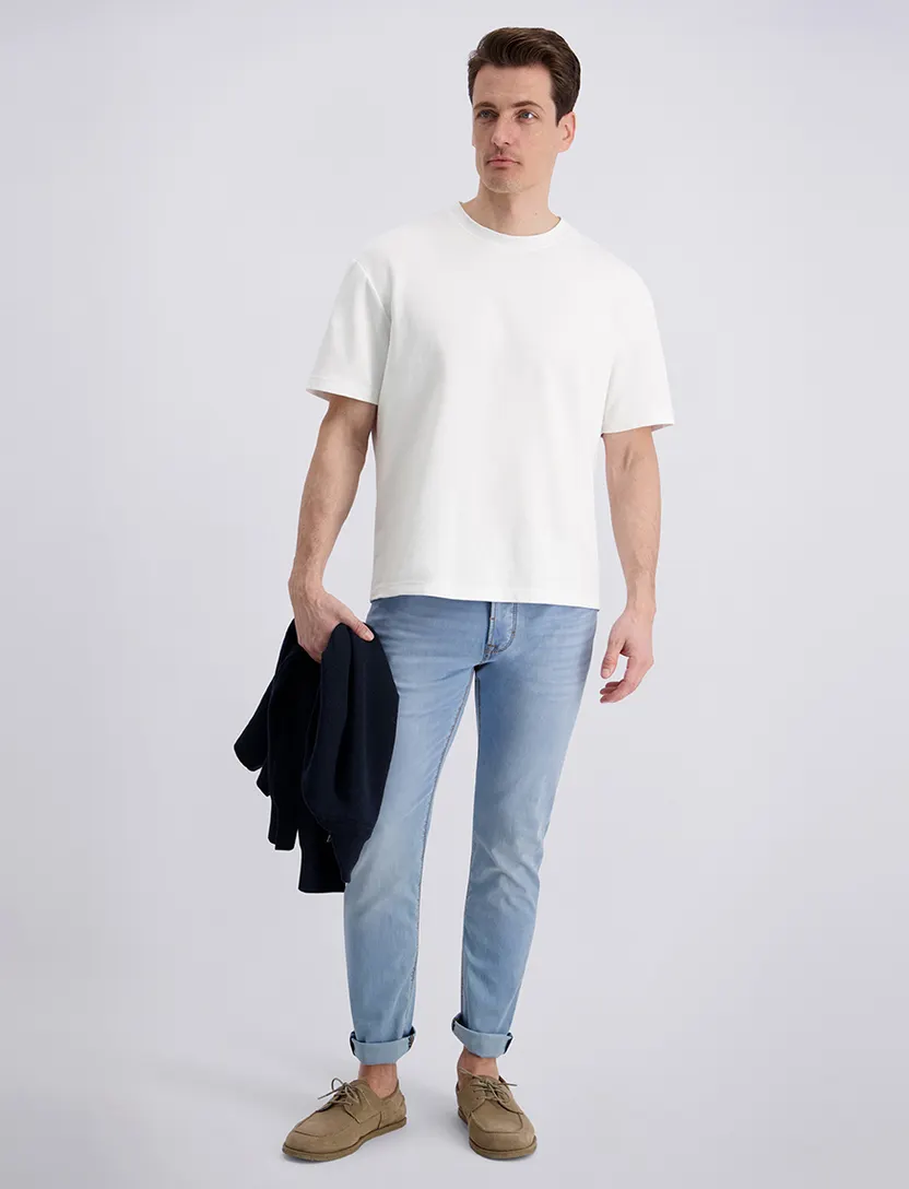 Broek Pierre Cardin in blauw spijker 5-pocket