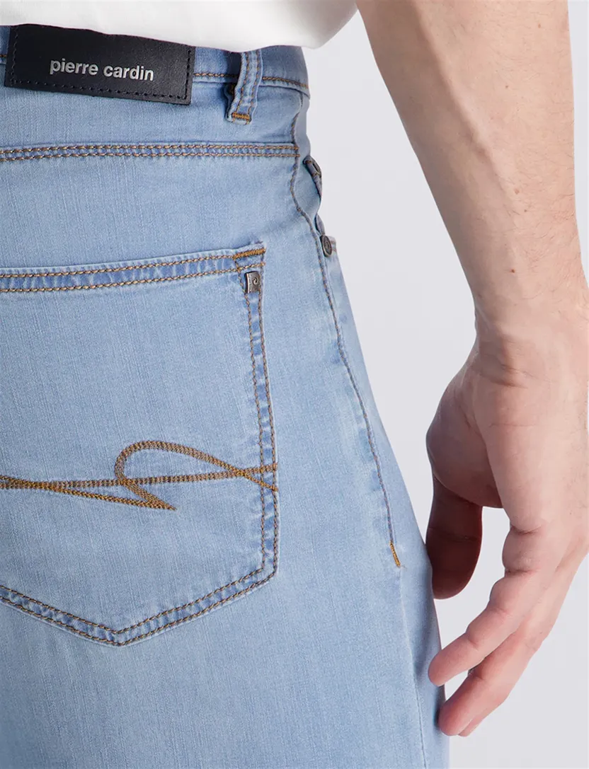 Broek Pierre Cardin in blauw spijker 5-pocket