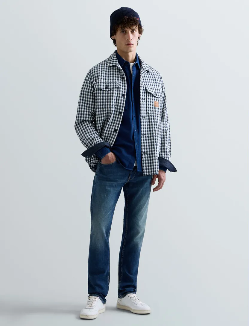 Replay jeans donkerblauw normale fit