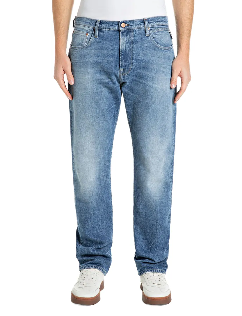 Replay jeans lichtblauw wijde fit