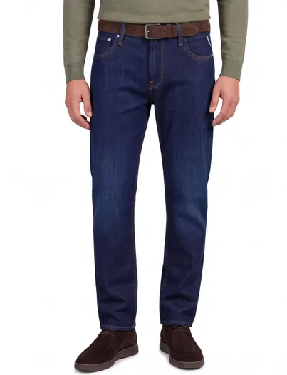 Replay Replay Aideen jeans donkerblauw 5 pocket model