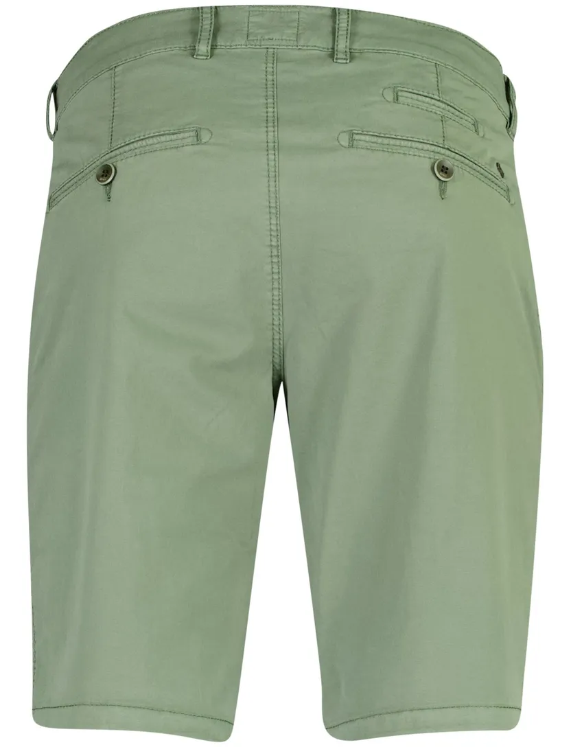 Shorts Brax katoen donkergroen normale fit
