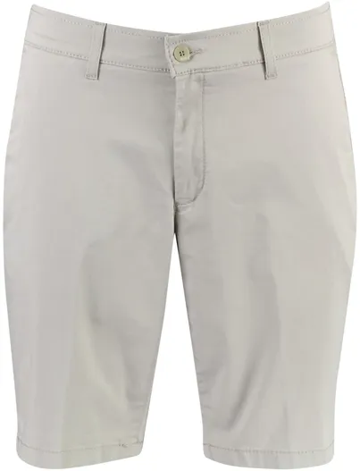 Brax Chino shorts Brax grijs katoen polyester elastaan