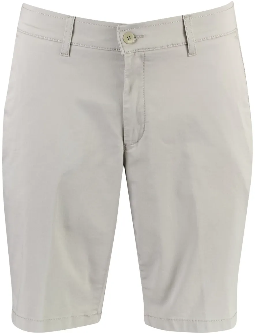 Chino shorts Brax grijs normale fit