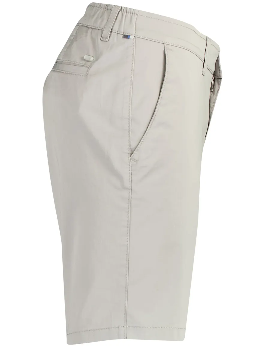Chino shorts Brax grijs normale fit