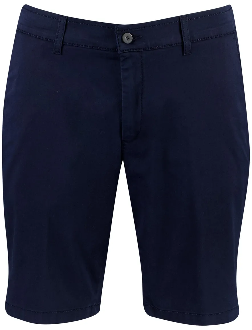 Chino shorts Brax donkerblauw normale fit