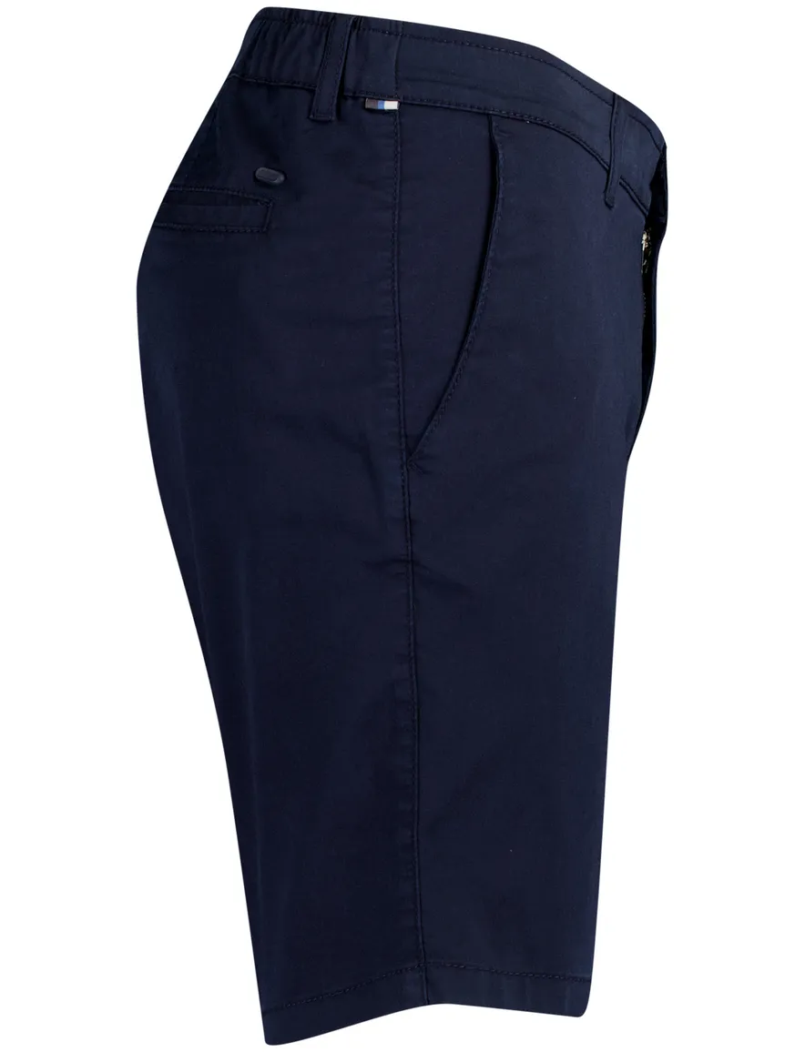 Chino shorts Brax donkerblauw normale fit