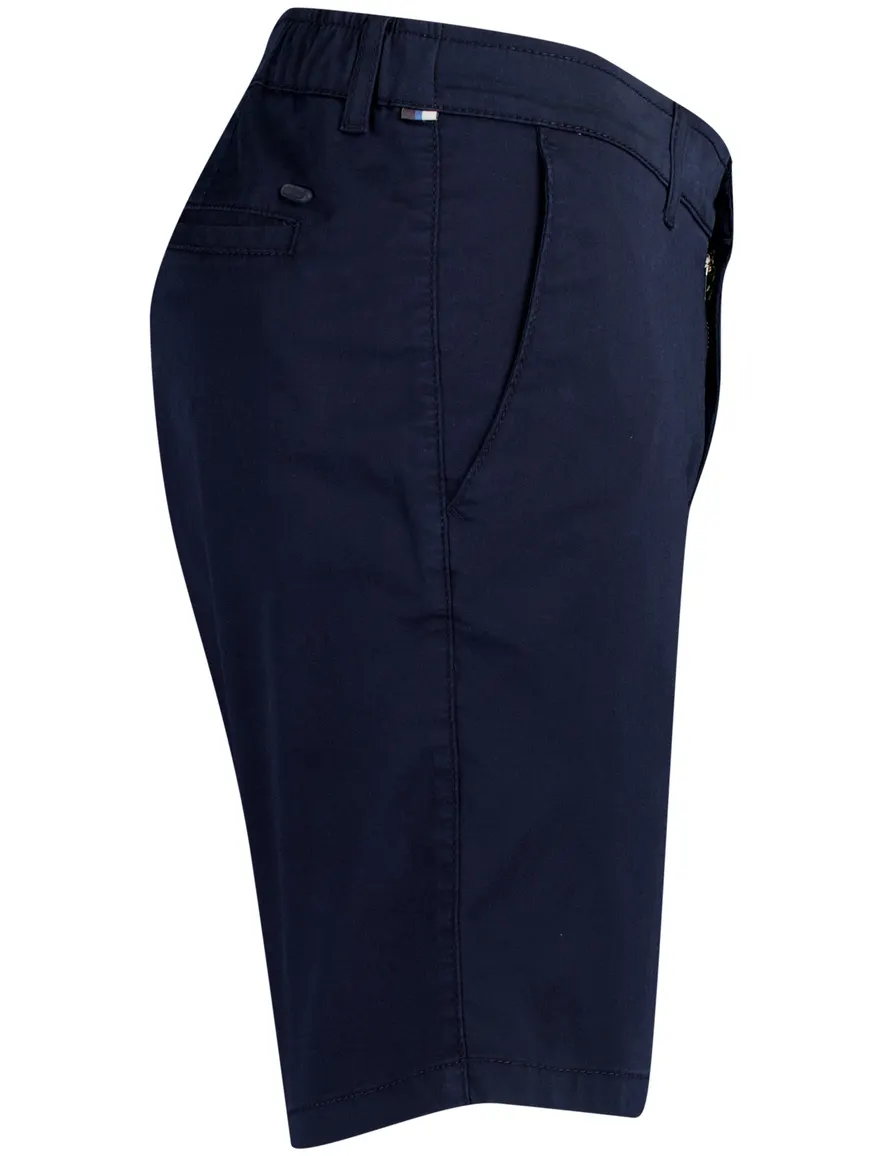 Chino shorts Brax donkerblauw normale fit