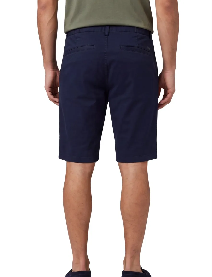 Chino shorts Brax donkerblauw normale fit