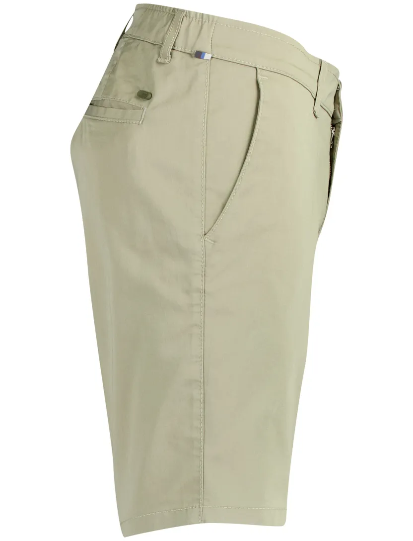 Brax chino shorts khaki katoen polyester elastaan