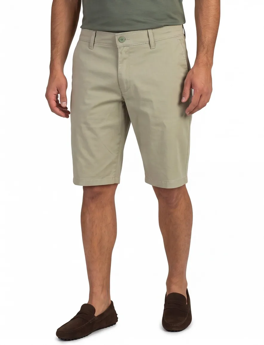 Brax chino shorts khaki normale fit