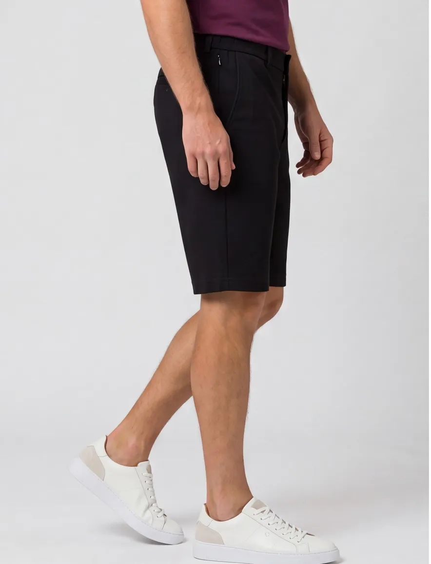 Brax korte broek zwart normale fit