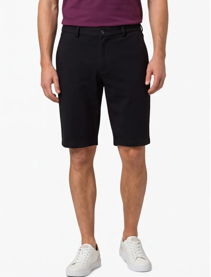 Brax korte broek zwart normale fit