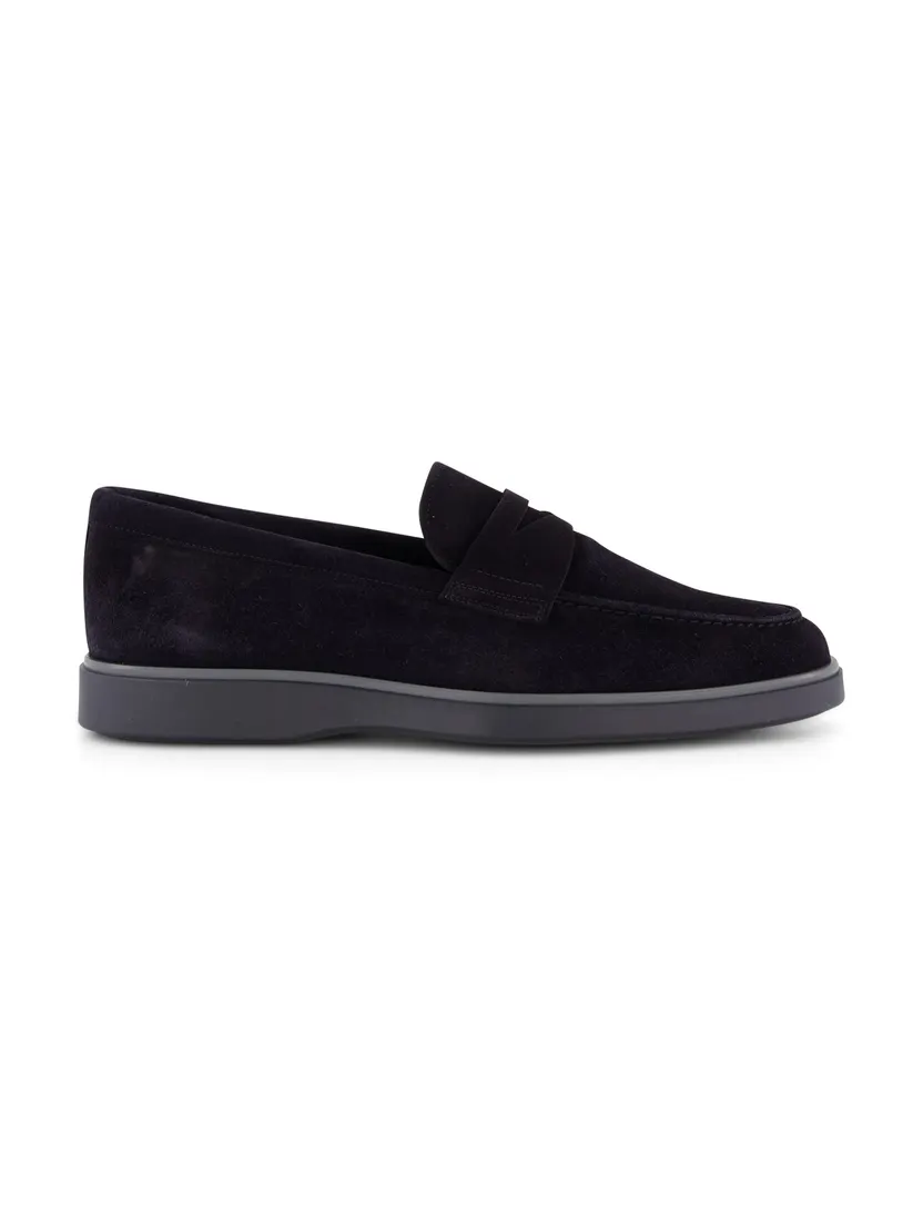 Magnanni loafers donkerblauw leer