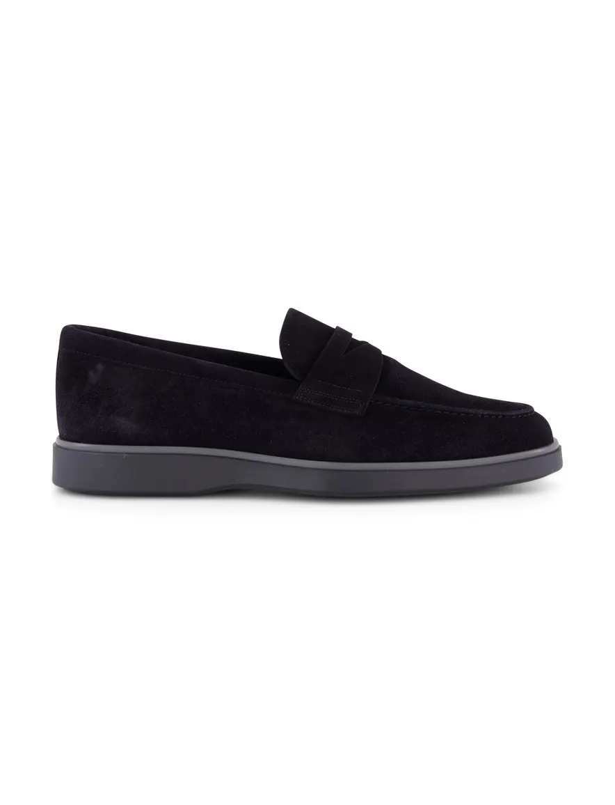 Magnanni loafers donkerblauw leer