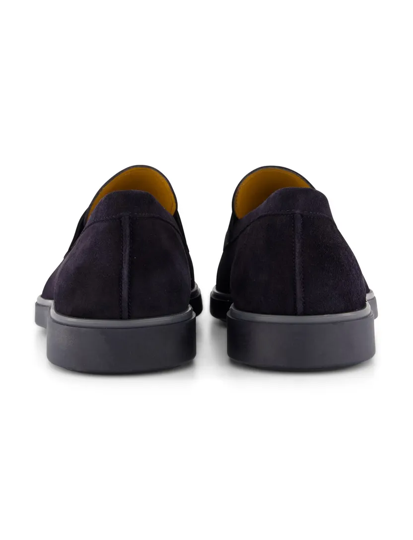 Magnanni loafers donkerblauw leer