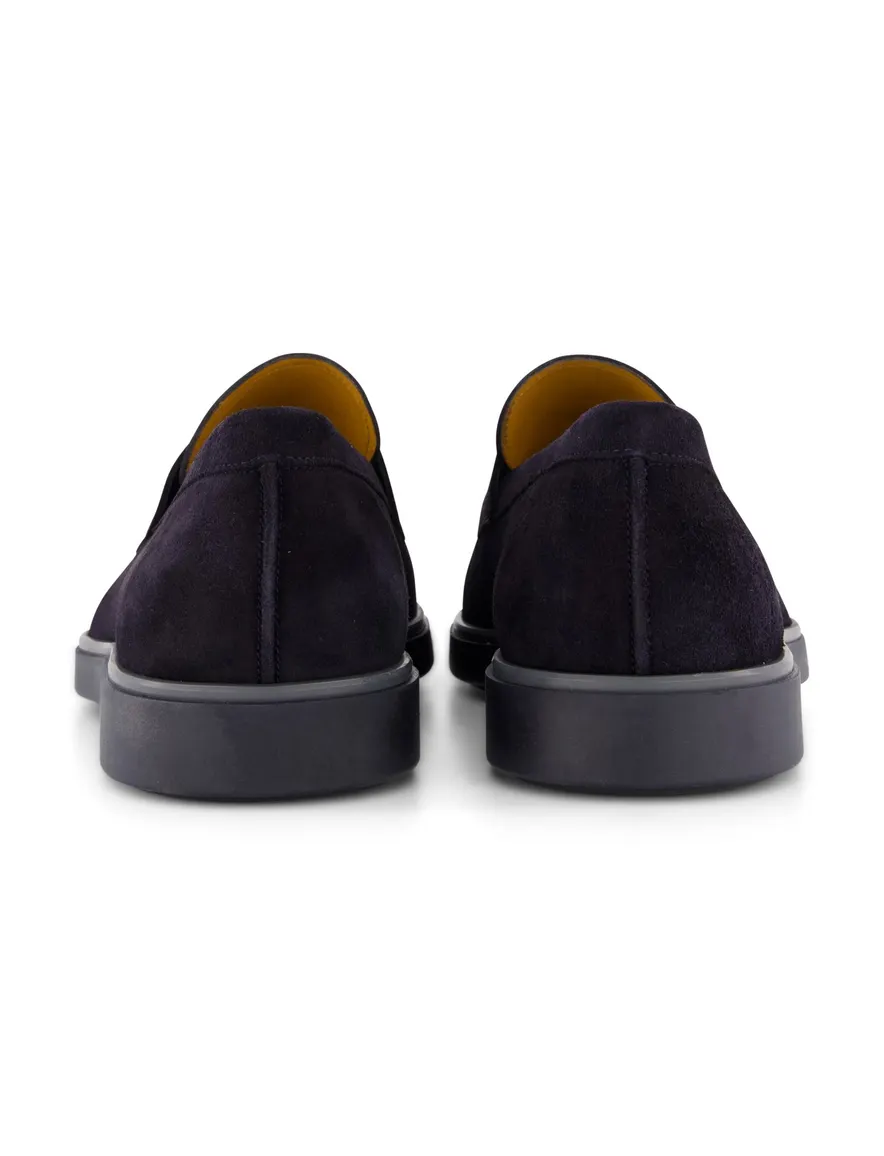 Magnanni loafers donkerblauw leer