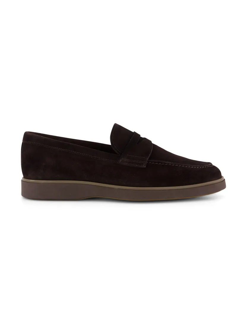 Magnanni loafers bruin leer