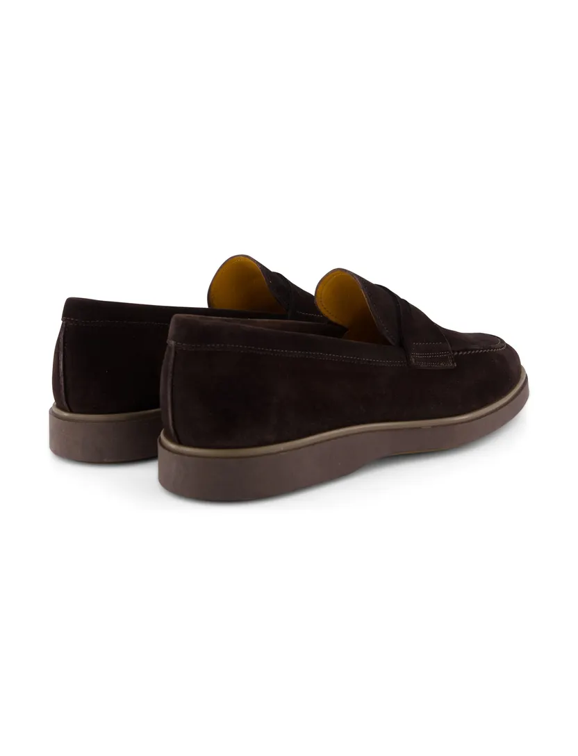 Magnanni loafers bruin leer