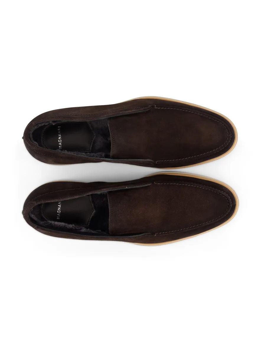 Magnanni loafers bruin leer
