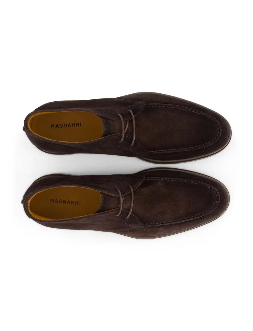 Magnanni nette schoenen bruin leer