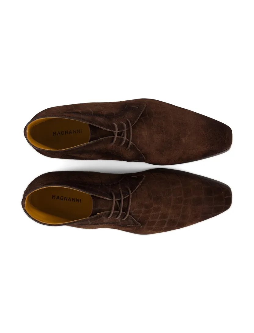 Schoenen Magnanni bruin leer