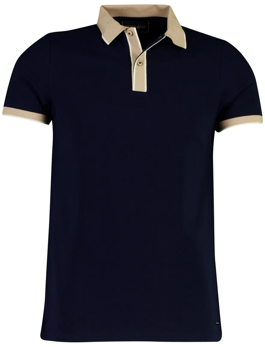 Scotland Blue poloshirt donkerblauw