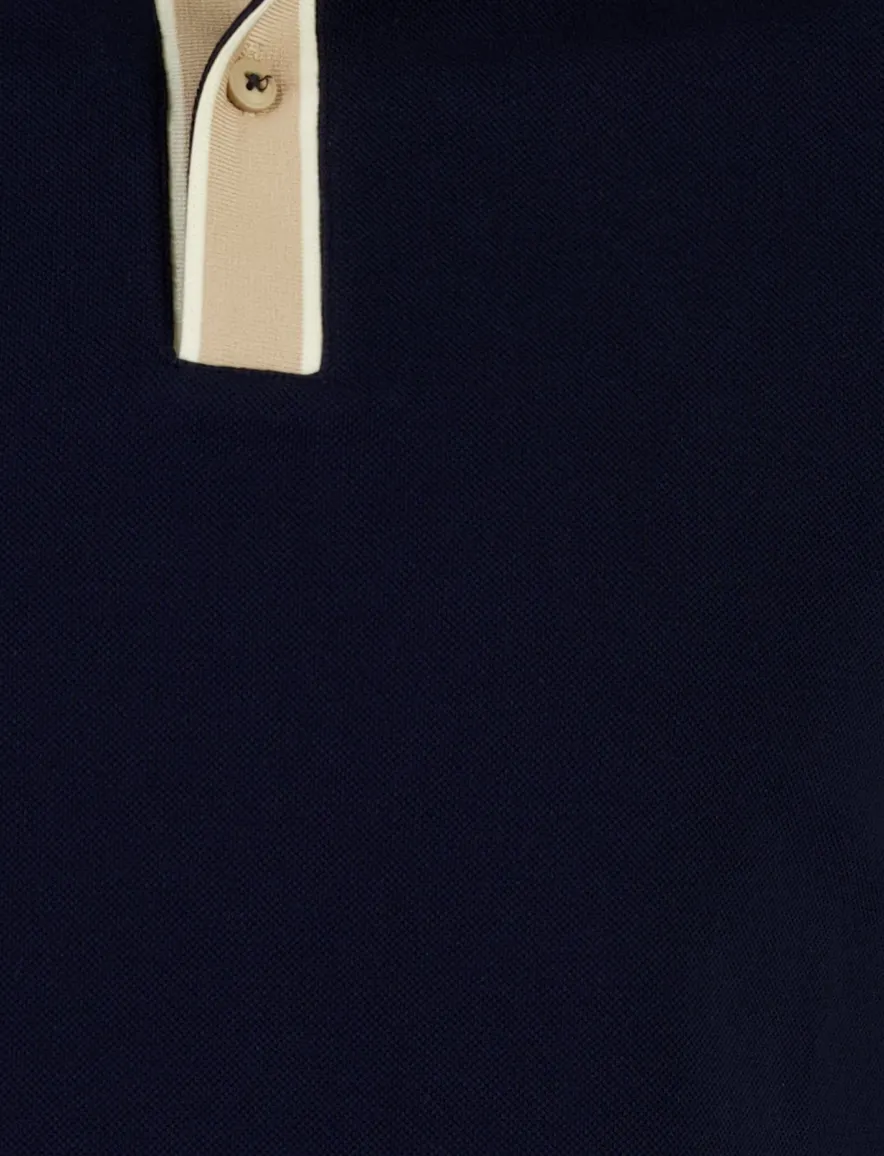Scotland Blue poloshirt donkerblauw