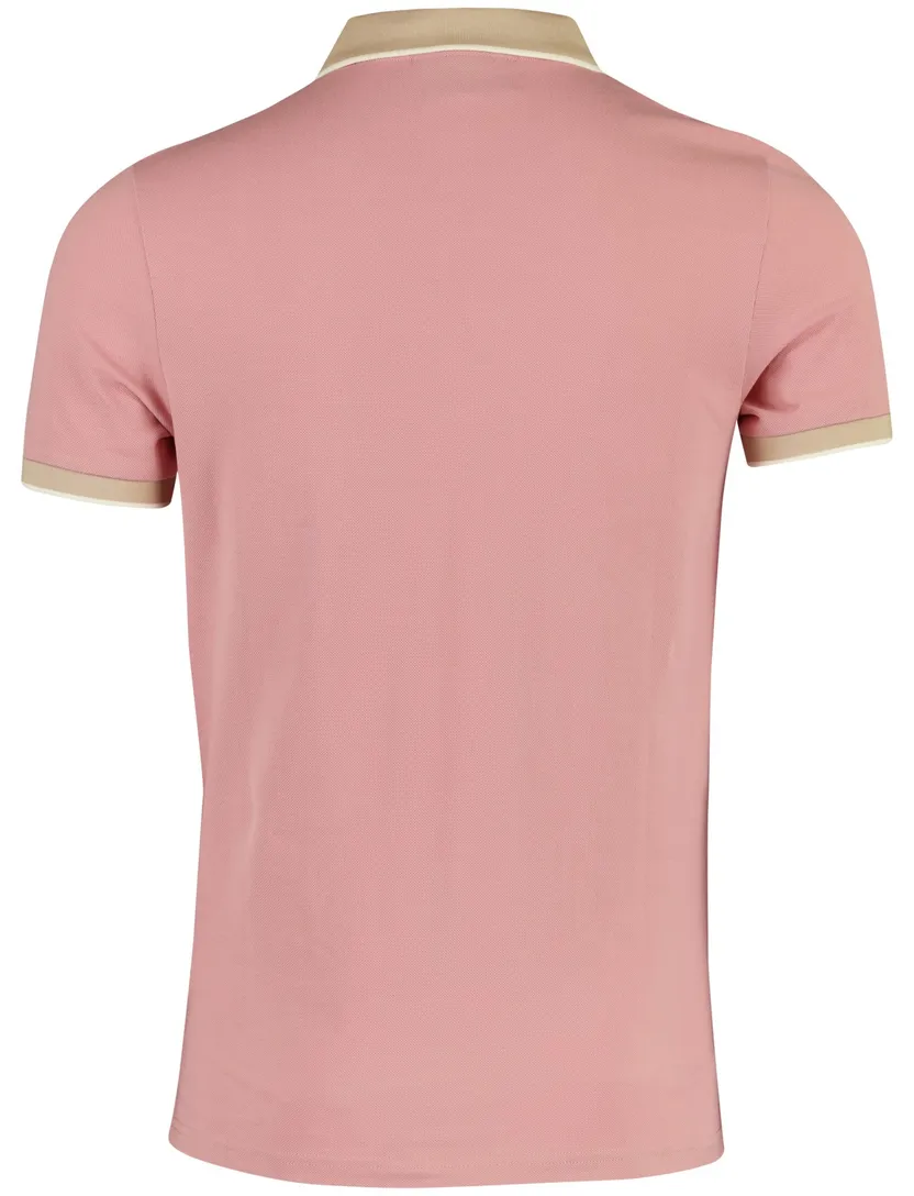 Poloshirt Scotland Blue roze zomer pique
