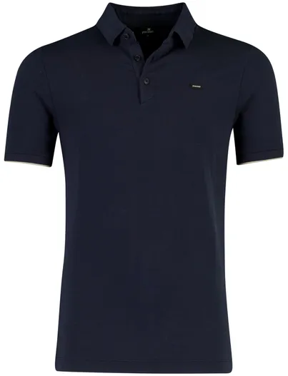 Vanguard Poloshirt Vanguard donkerblauw normale fit