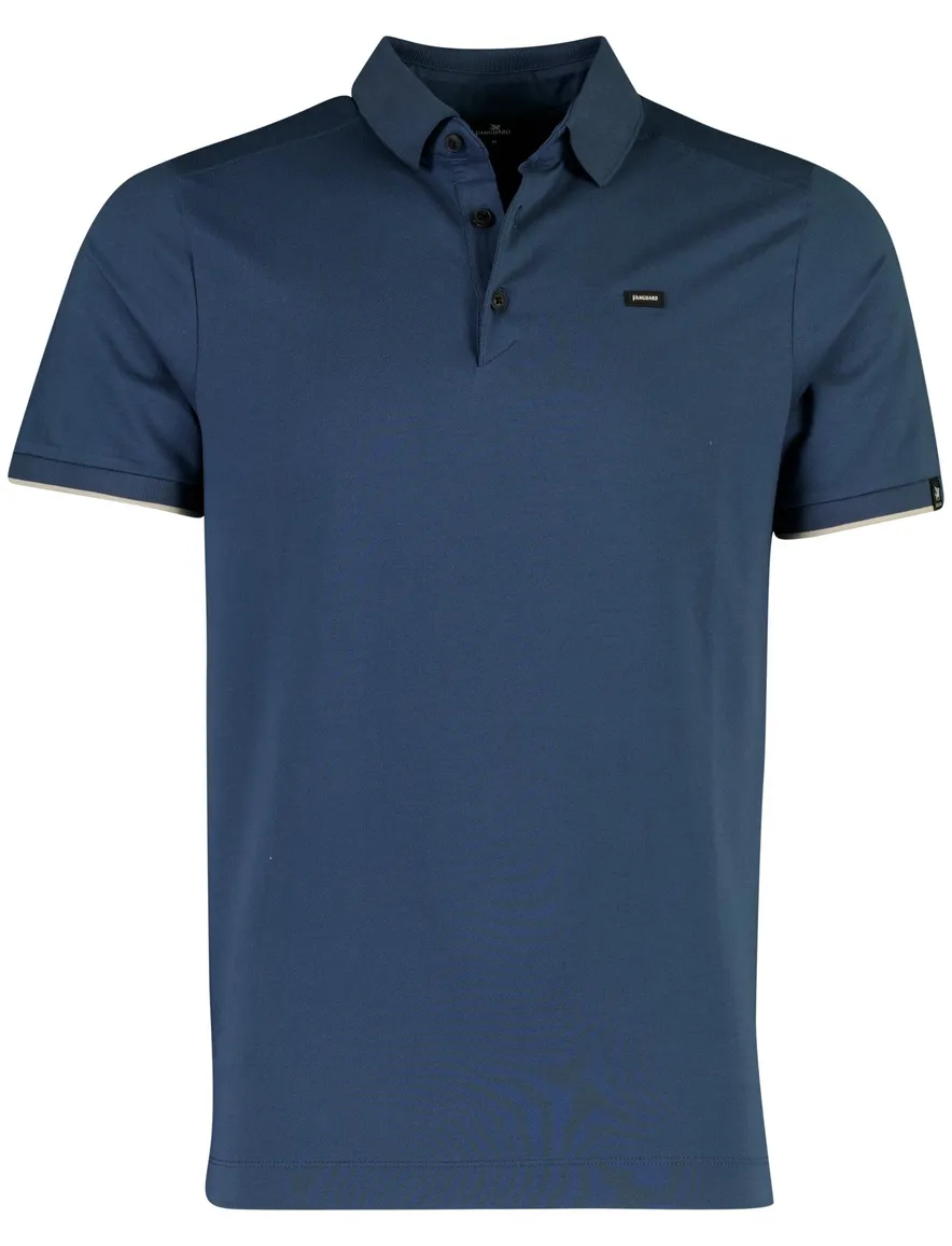 Vanguard polo pique donkerblauw