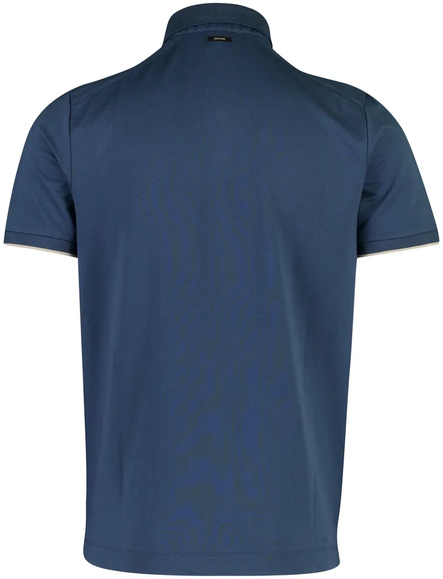 Vanguard polo pique donkerblauw