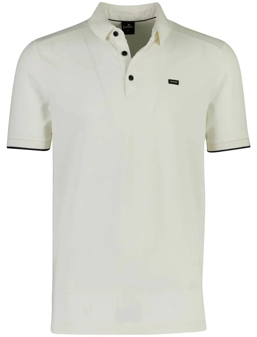 Vanguard polo pique wit