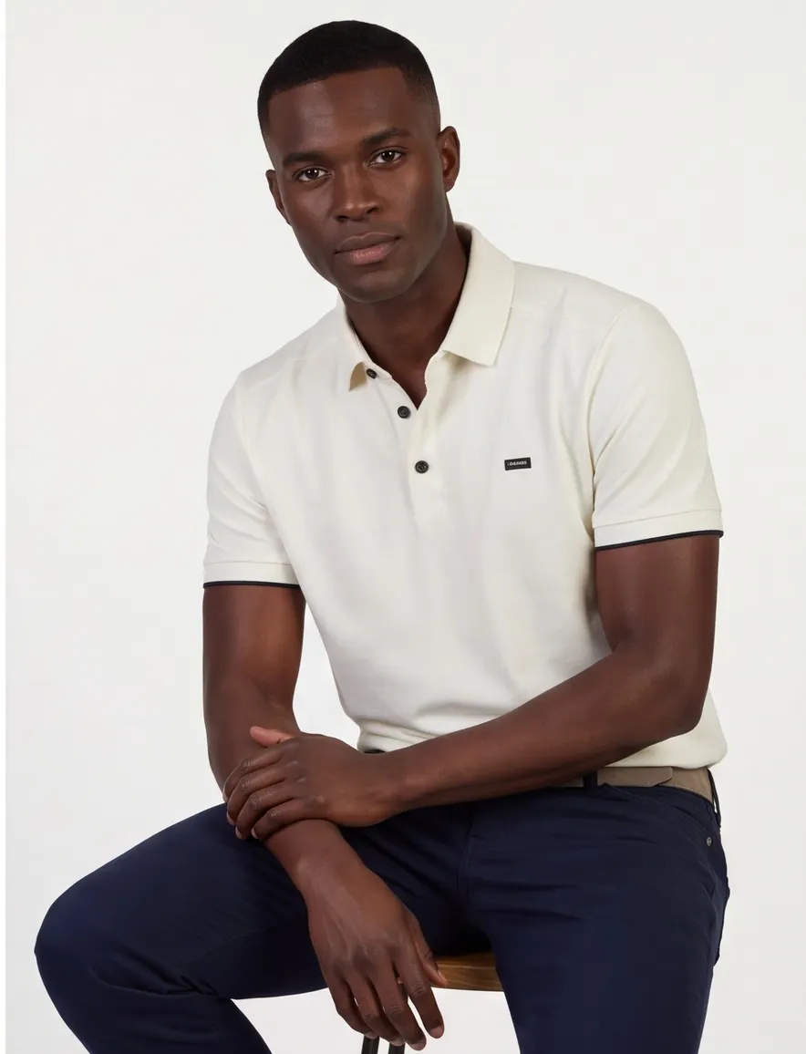Vanguard polo pique wit