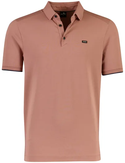 Vanguard Poloshirt Vanguard oranje katoen polyester stretch normale fit