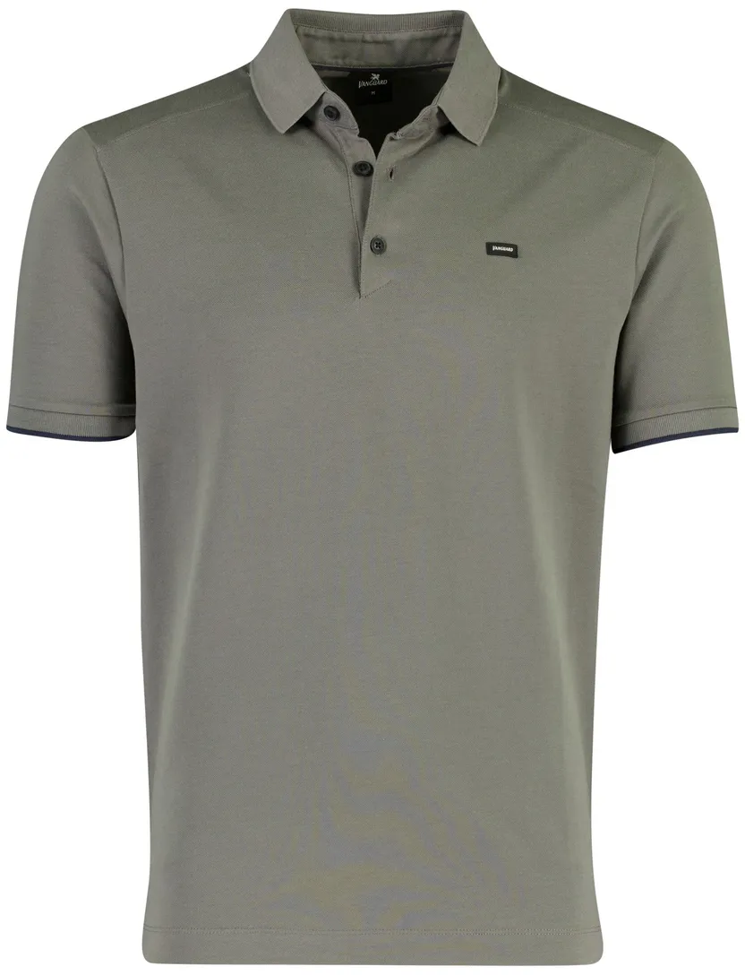 Poloshirt Vanguard groen katoen normale fit