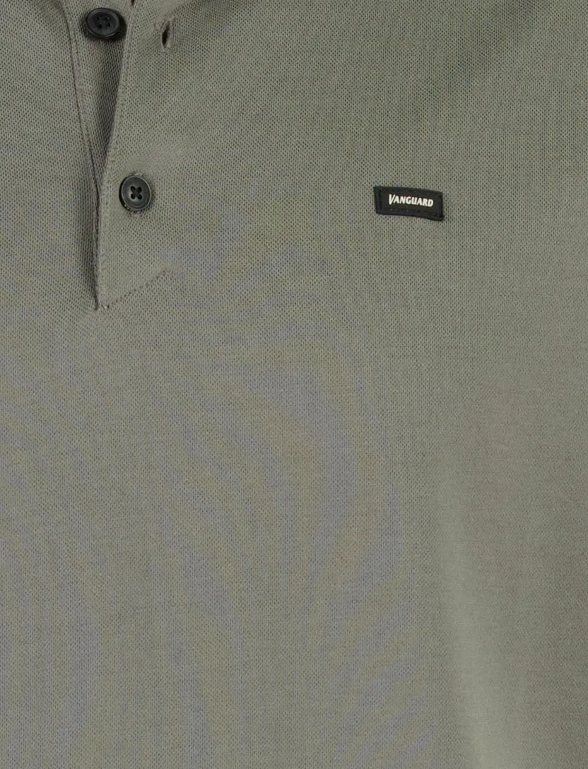 Poloshirt Vanguard groen katoen normale fit