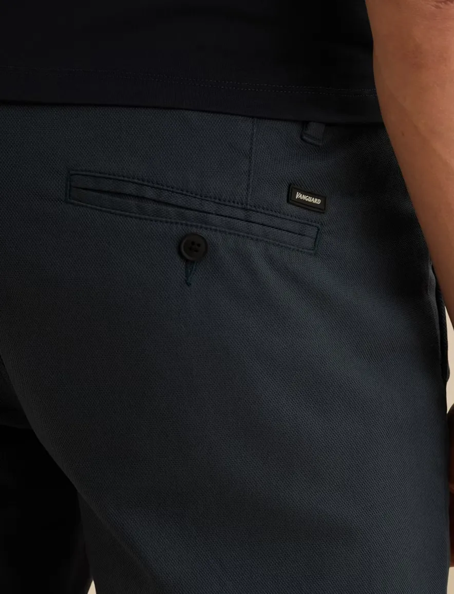 Vanguard shorts donkerblauw slim fit