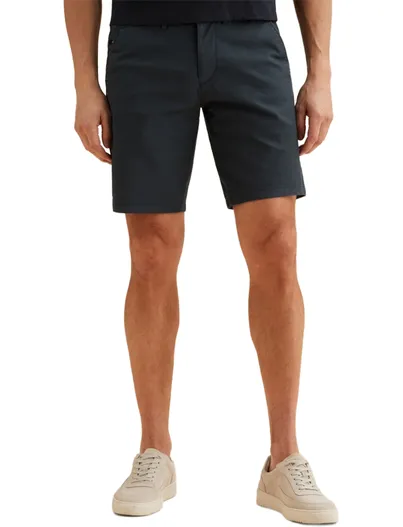 Vanguard Shorts Vanguard donkerblauw slim fit elastische band