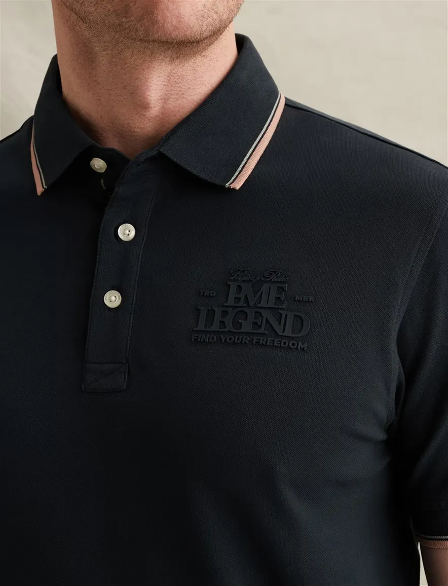 Poloshirt PME Legend donkerblauw