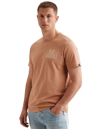 PME Legend PME Legend T shirt zalm roze jersey