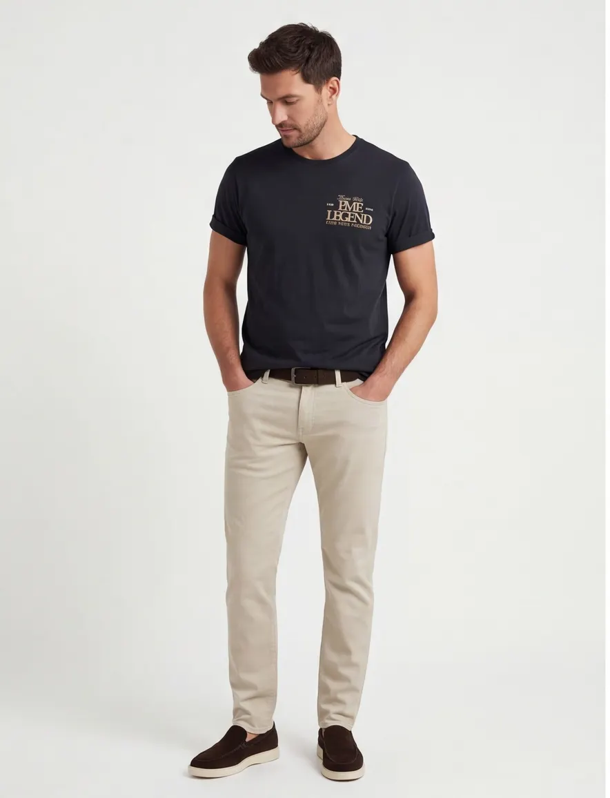 T-shirt PME Legend donkerblauw