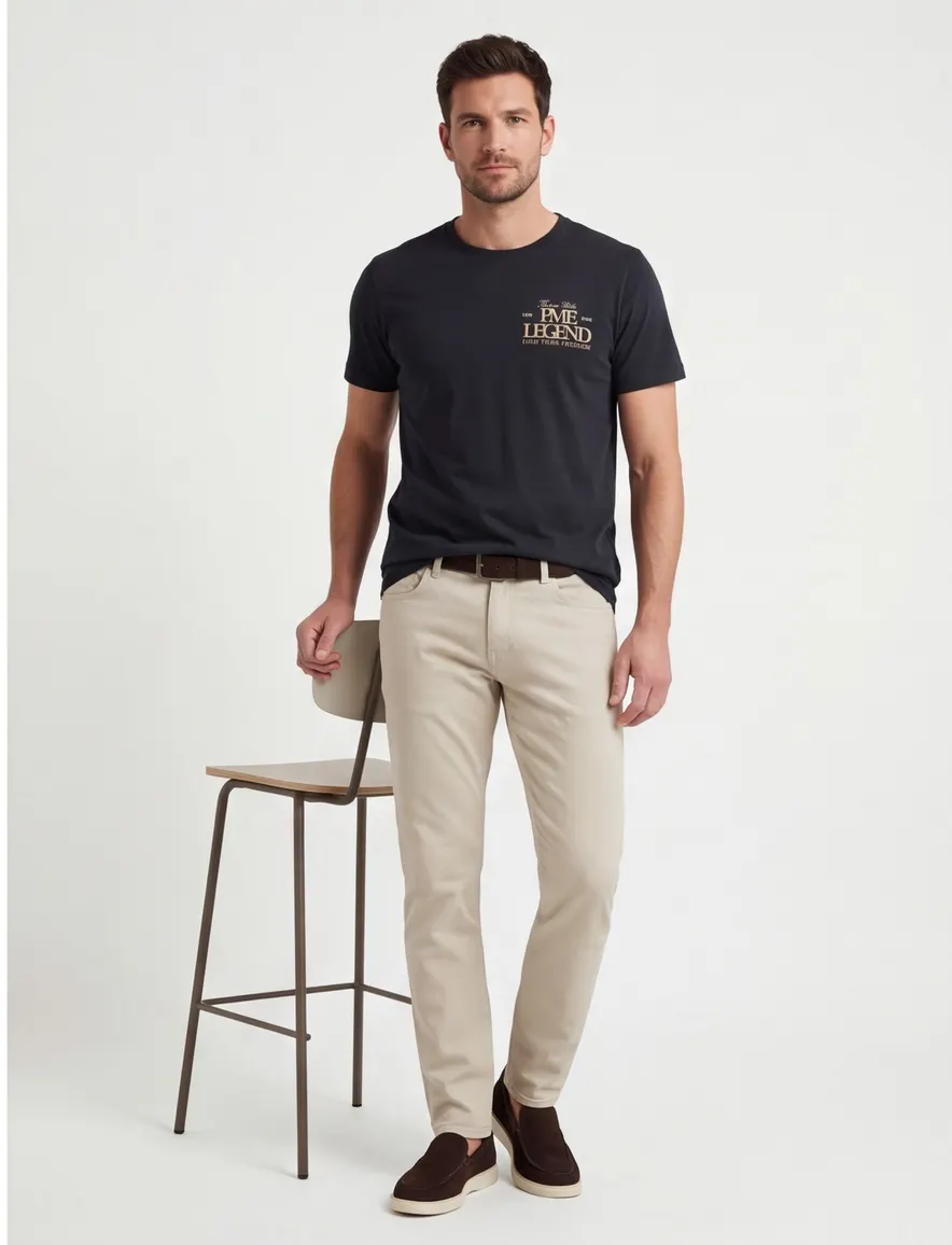 PME Legend T shirt donkerblauw jersey