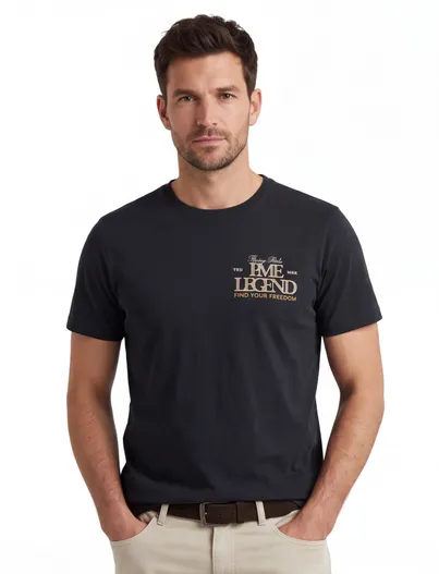 PME Legend PME Legend T shirt donkerblauw jersey