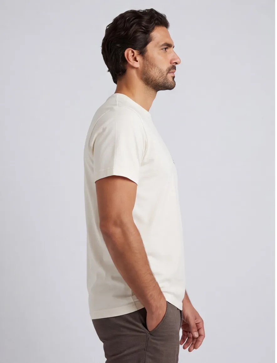 PME Legend T shirt crème jersey