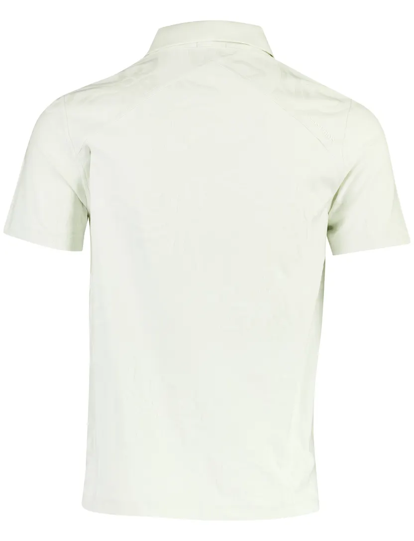 Poloshirt Cast Iron creme bloemen geprint