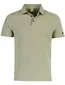 Cast Iron poloshirt groen met bloemen